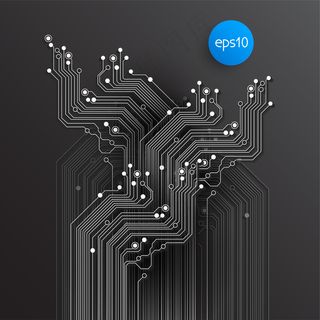 科技光效镜头光晕光线炫光背景素材