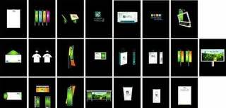 湘江四季花园VI设计矢量图