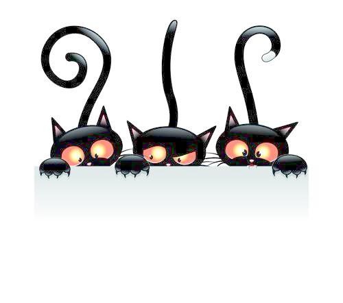 有趣的黑猫矢量05eps,ai矢量模版下载