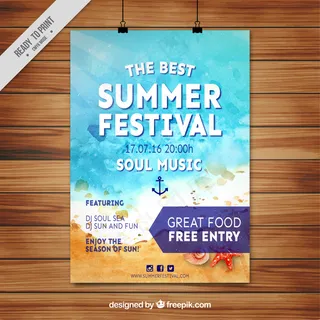 欢乐夏日海滨派对休闲时光旅游矢量