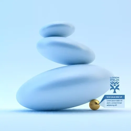 创意石头ai矢量模版下载