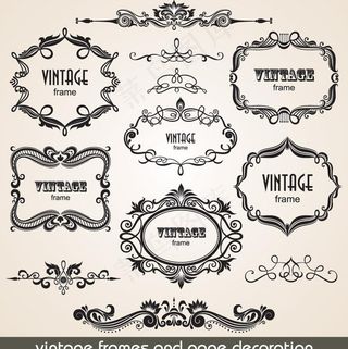 古典花纹欧式花纹边框图片