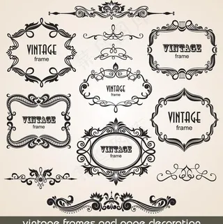 古典花纹欧式花纹边框图片