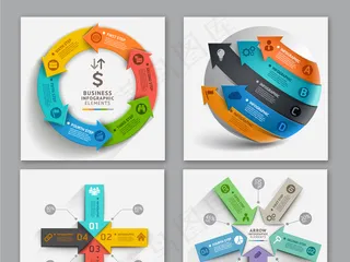 PPT素材矢量图形图标