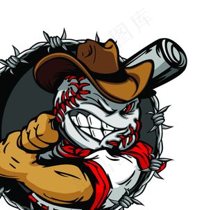 漫画运动员矢量素材