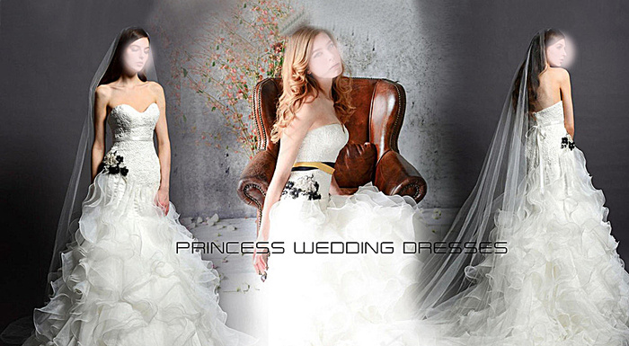 婚纱海报设计极简件风格设计图片