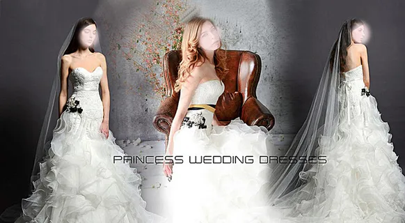 婚纱海报设计极简件风格设计图片