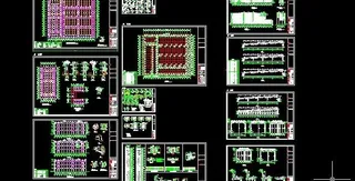烟草仓储物流钢结构图