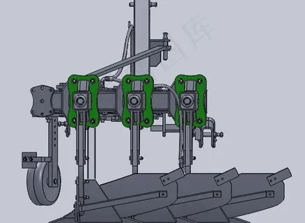 农业机械的渲染