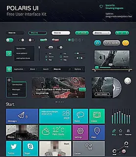 大气扁平化APP界面