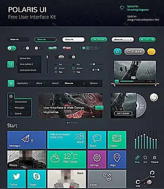大气扁平化APP界面