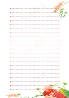 信纸模板 信纸模板