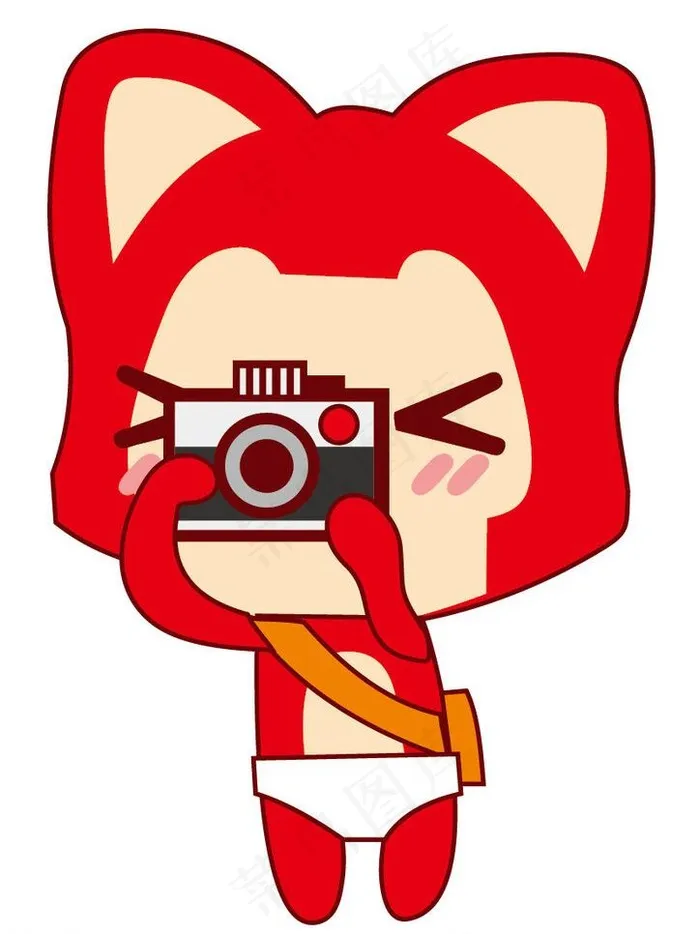 阿狸图片ai矢量模版下载