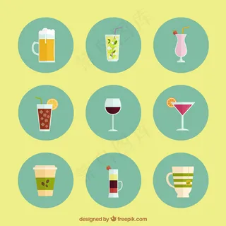 酒精饮料的图标