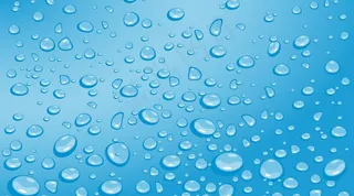 蓝色水珠水滴背景图片