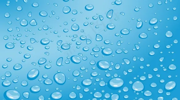 蓝色水珠水滴背景图片 蓝色水珠水滴背景图片