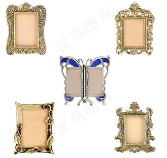 复古 花边 蝴蝶欧式相框图片