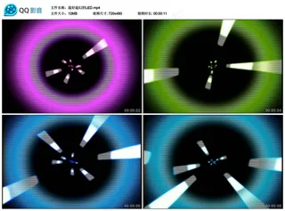 超好超幻动感光圈视频素材