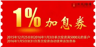 红色背景底纹理财金融公司加息券企业...
