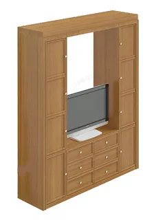 电视柜素材模型