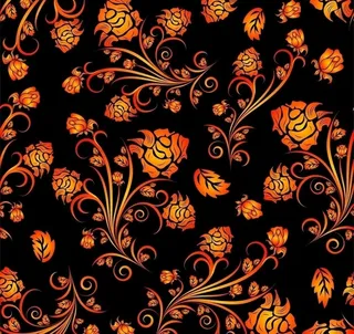 金黄色欧式花纹图片