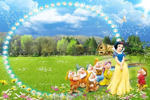 卡通迪斯尼白雪公主图片素材(psd分层) 卡通迪斯尼白雪公主图片素材(psd分层)