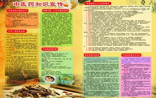 医药知识宣传dm单页图片
