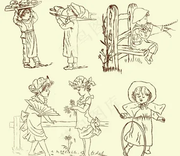 手绘人物图片 手绘人物图片