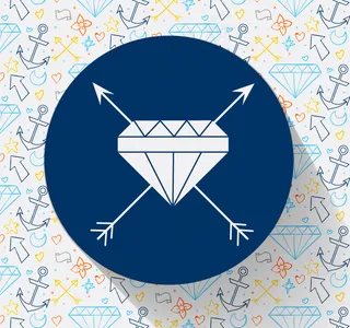 创意钻石标签背景