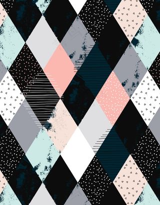 几何面料印花图案