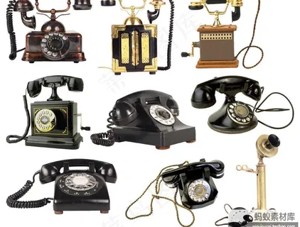 欧式怀旧电话图片