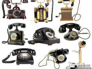 欧式怀旧电话图片