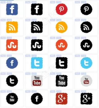 社交媒体LOGO图标下载