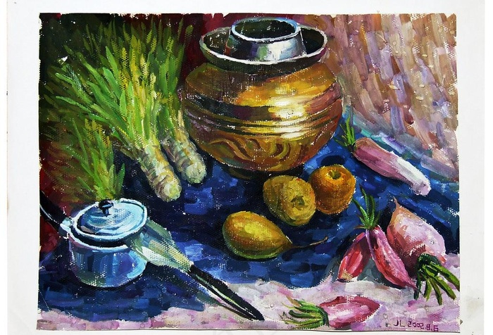 美展作品《水彩画》图片