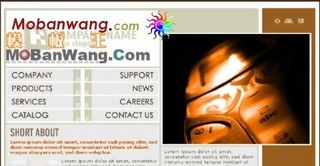 欧美手机科技网页模板