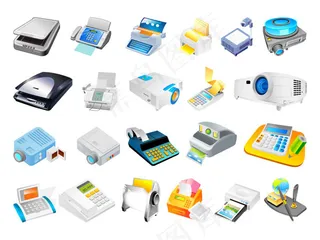 办公用品矢量素材