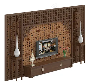 电视柜素材模板下载