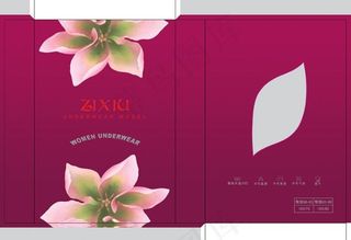 女士内衣包装盒图片
