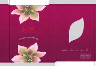 女士内衣包装盒图片