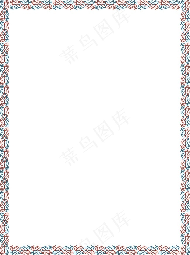 最美中国风格边框素材psd模版下载