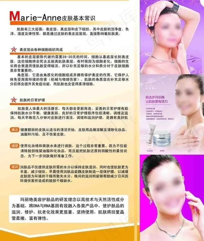 玛丽艳宣传广告图片psd模版下载