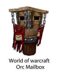 魔兽世界部落邮箱纸模图片