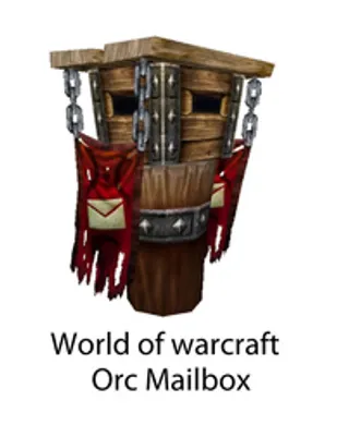 魔兽世界部落邮箱纸模图片