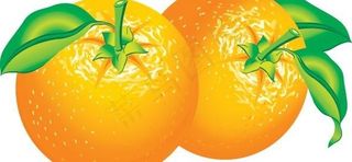 一个强大的3D效果的橙色矢量素材