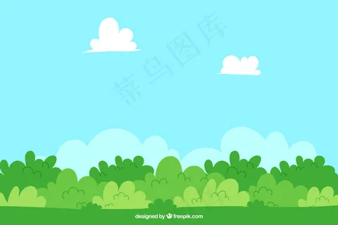 绿色背景矢量图
