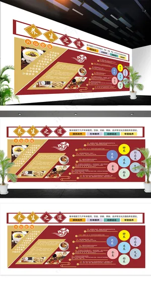 养生之道文化墙