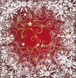 5个有趣的圣诞节矢量背景