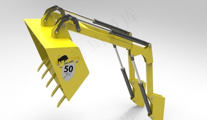 拖拉机的前端装载机