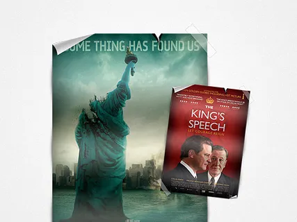 卷曲的电影海报