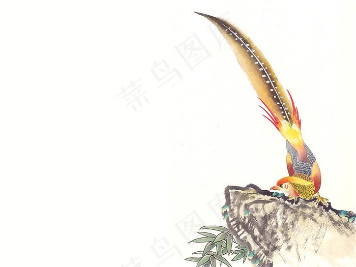 尾巴翘上天
